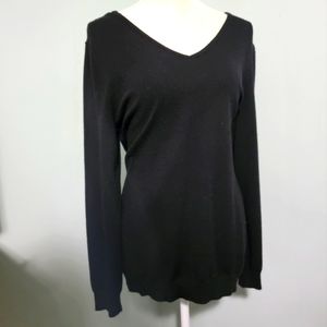 Long sleeve top with crisscross back